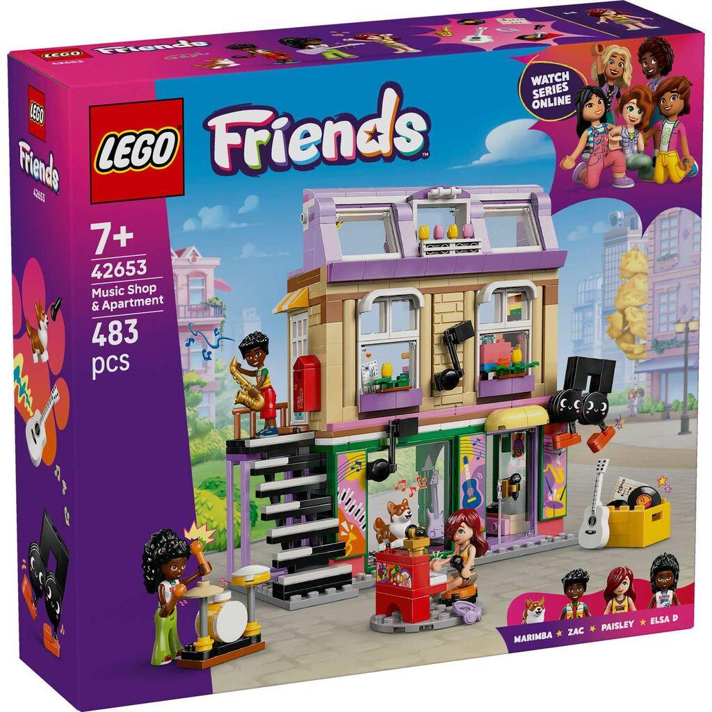 Igracka Lego Kocke Friends Music Store & Apartment 7+