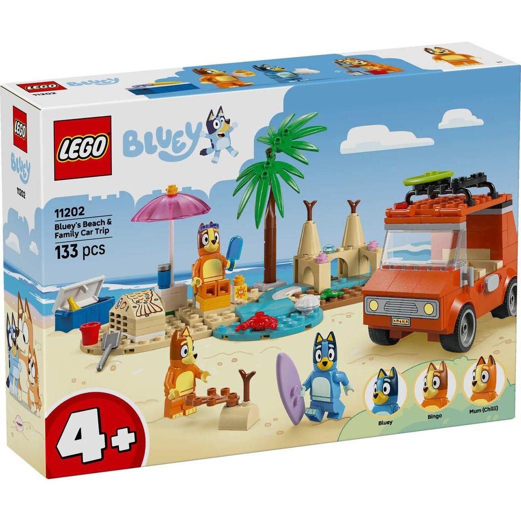 Lego Igračka Blueyeva Plaža I Putovanje Porodice Autom