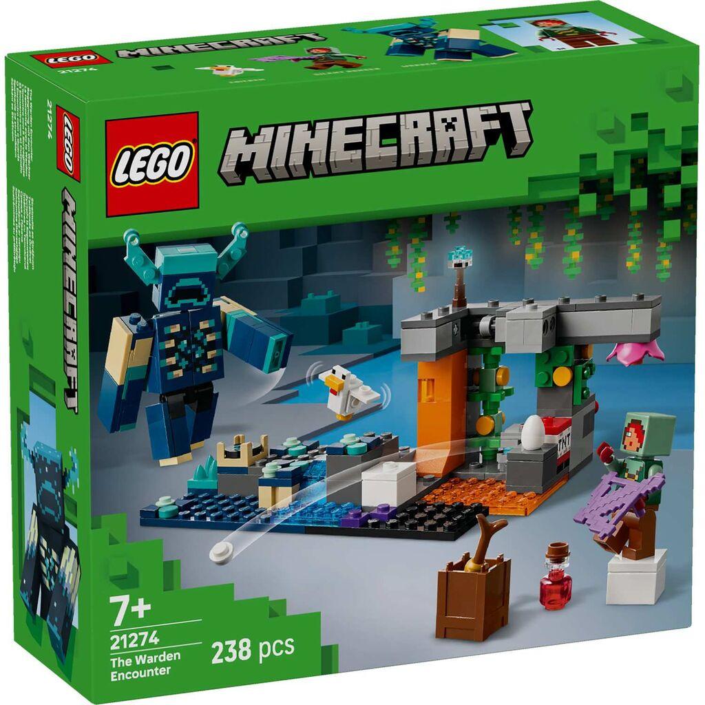 Igracka Lego Kocke Minecraft The Warden Encounter 7+