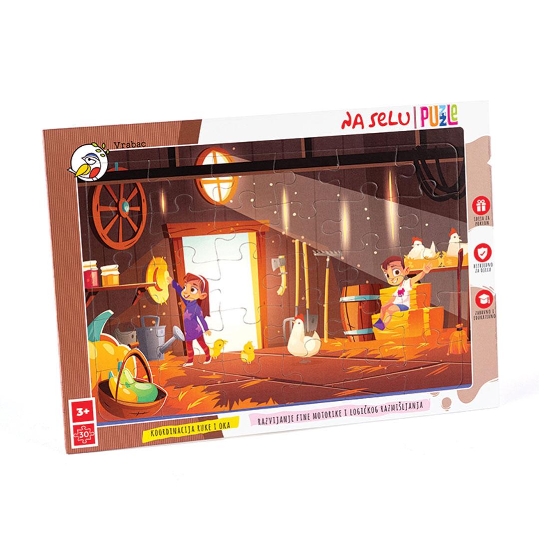 Vrabac Puzzle Fun 30, Na selu