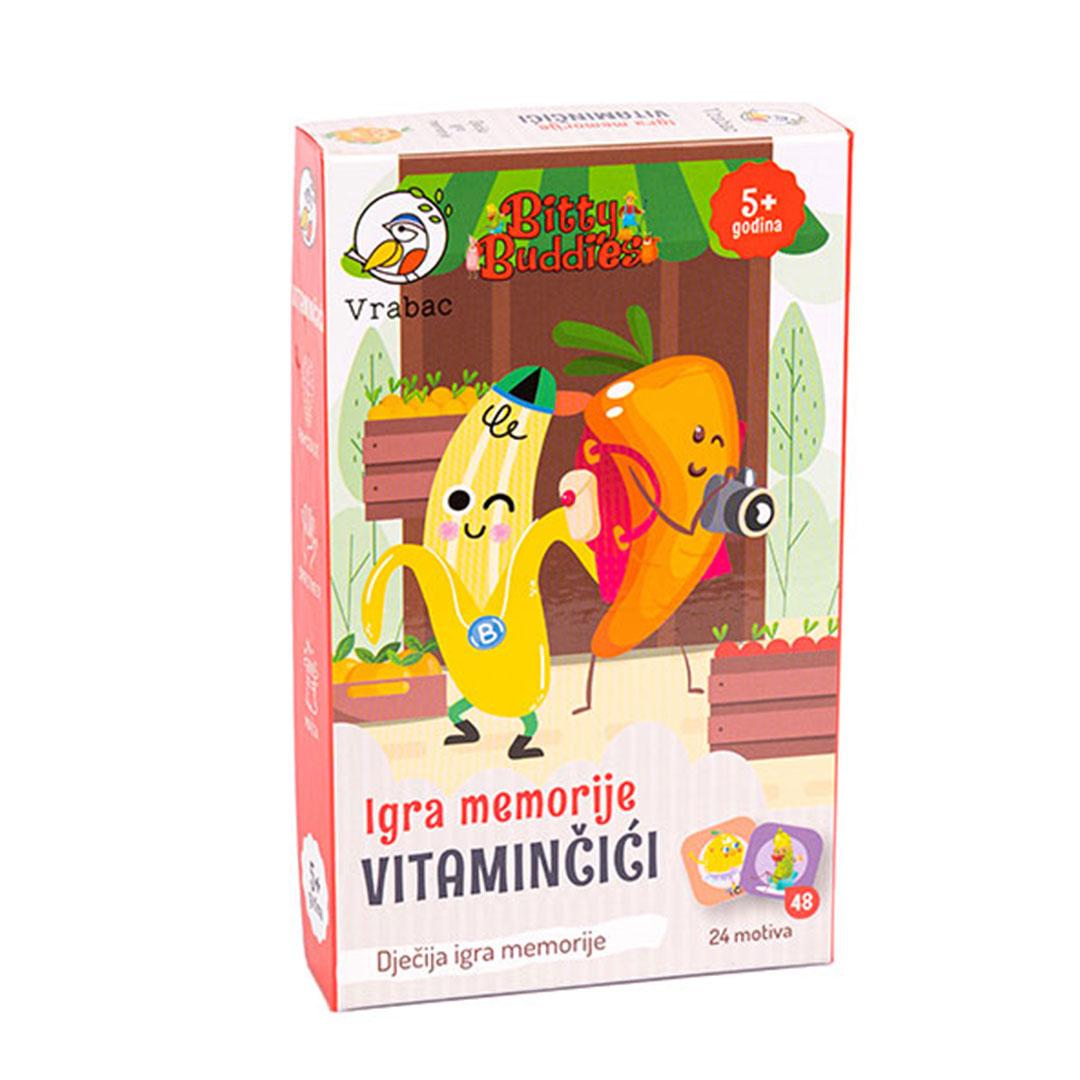 Vrabac Groso, igra memorije Vitaminčići