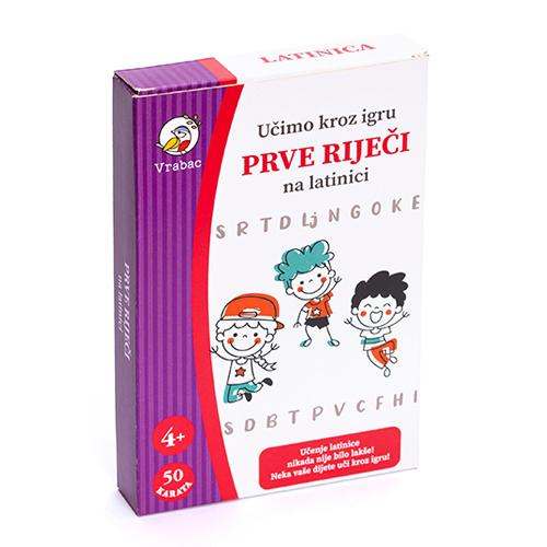 Vrabac Karte Fifty, Učimo latinicu