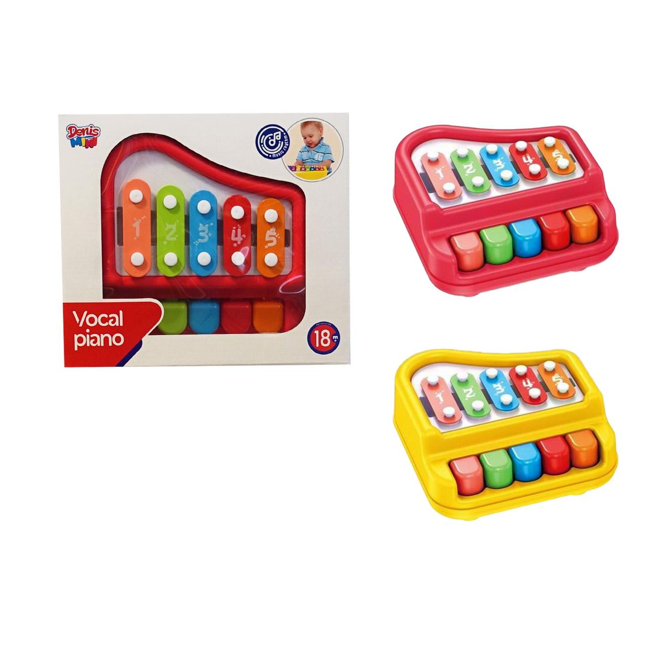 DENIS Klavir s 5 tipki s ksilofonom