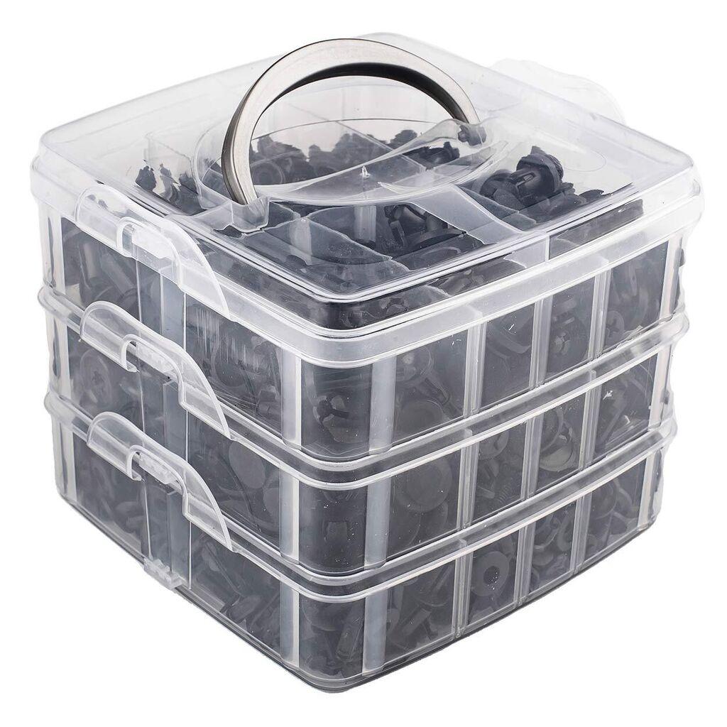 Amio Set kopči za tapacirunge za automobile, 620 komada