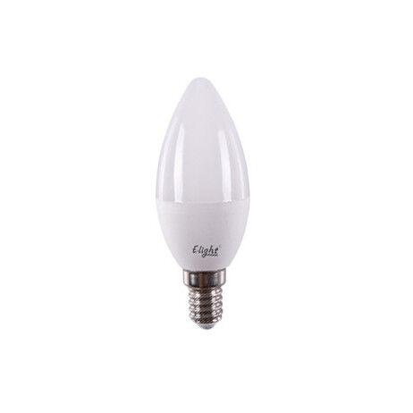 E-light LED sijalica C37, 3W, E14, 6500K
