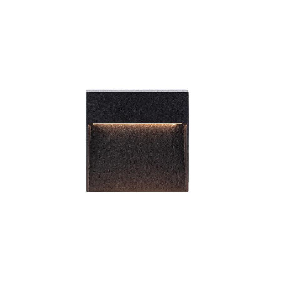 Mass-Light Vrtna Lampa Mendel ML-4502, Kvadratna, Crna