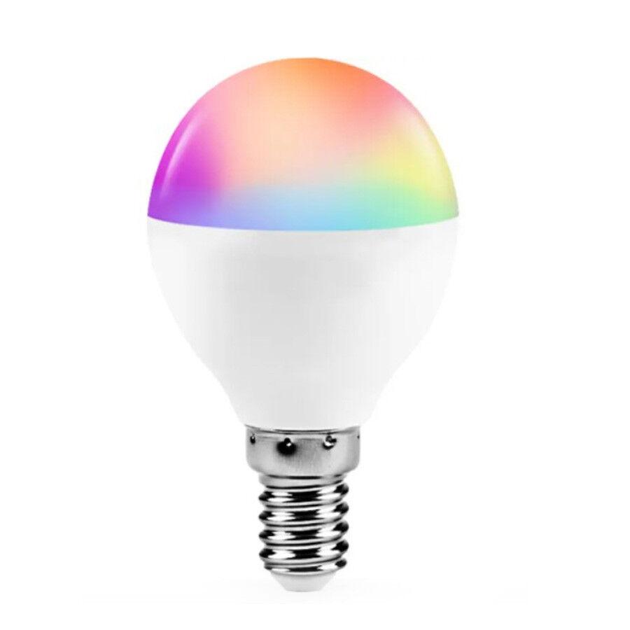 E-light Sijalica, RGB, G45, 5W, E14, LED, Bijela