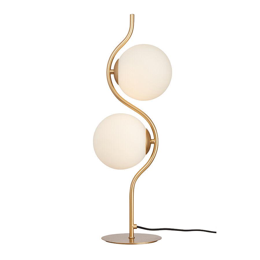 Mass-Light Stolna lampa Galloway ML-9342-2T, Zlatna