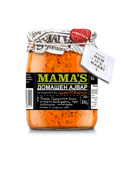 MAJČIN Ajvar blagi 550g.