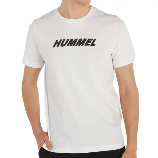 Hummel Muška majica Hmlelemental logo cotton tee, Bijeli