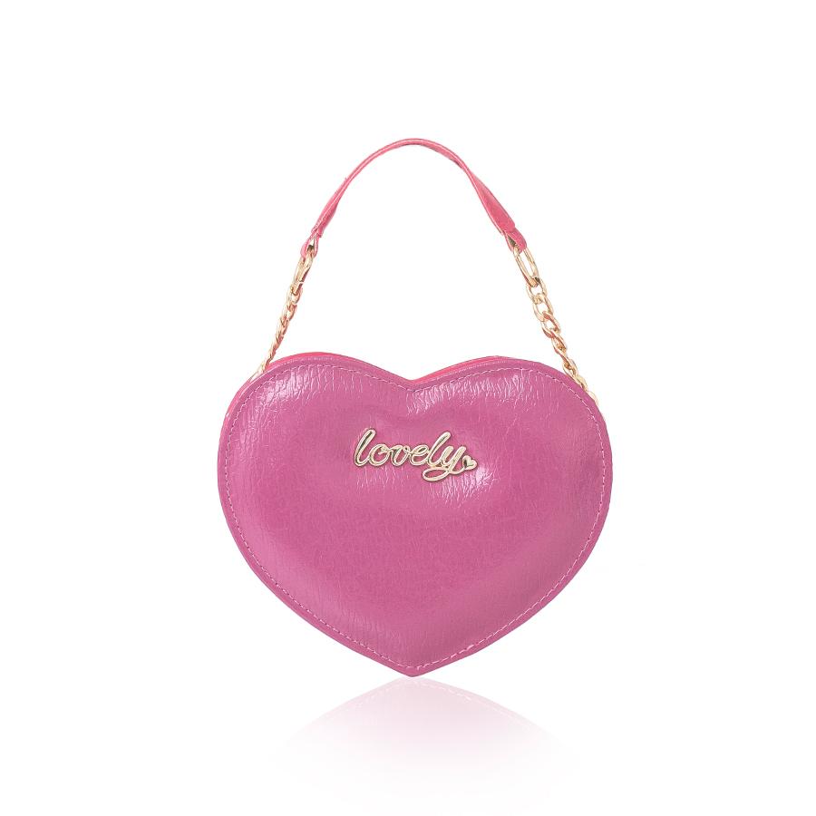 Lovely Bag Adele - Ciklama Torba, Zlatni Metal