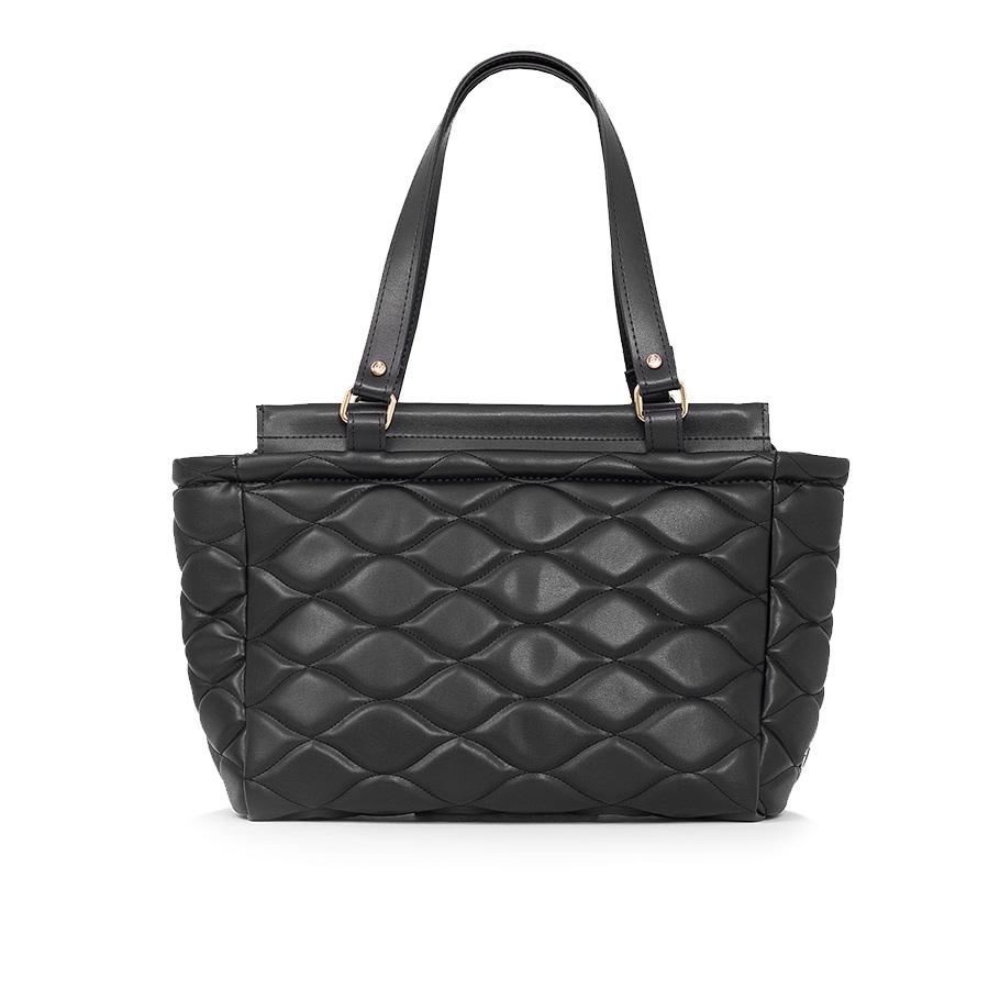 Lovely Bag Briana - Crna Torba, Srebreni Metal