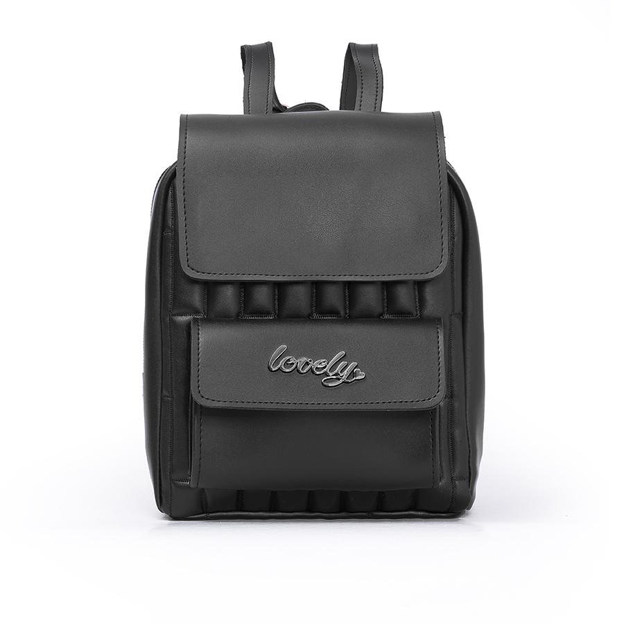 Lovely Bag Bruna - Crni Ruksak, Crni Metal