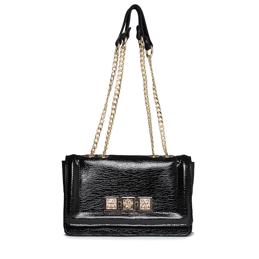 Lovely Bag Bangkok - Crna Torba, Zlatni Metal