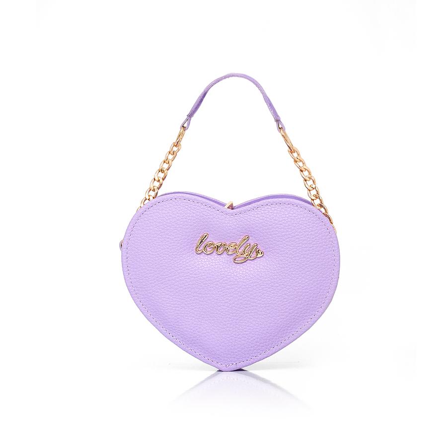 Lovely Bag Adele - Lila Torba, Zlatni Metal