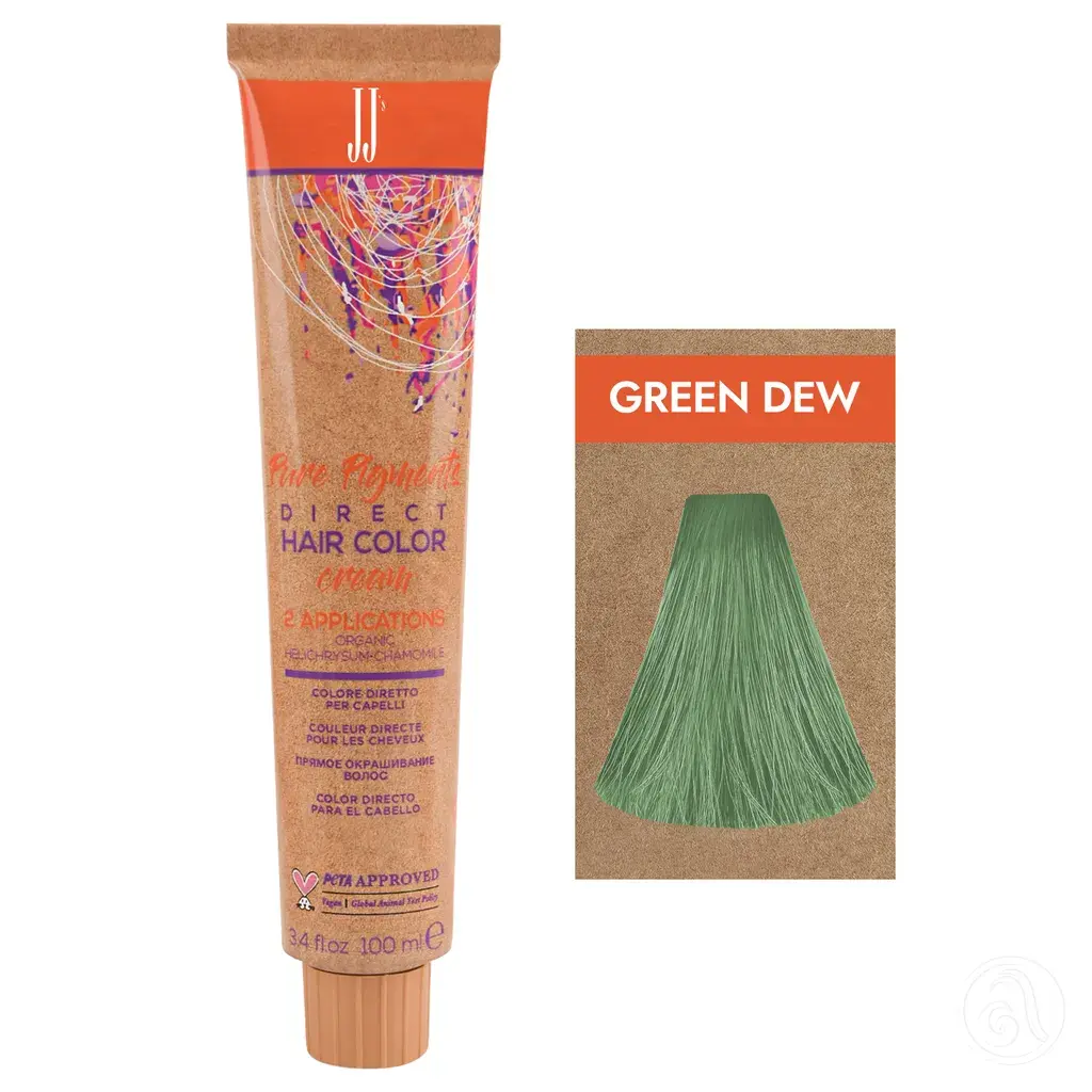 JJ's Pigment za kosu Direct Color, 100ml, Green Dew