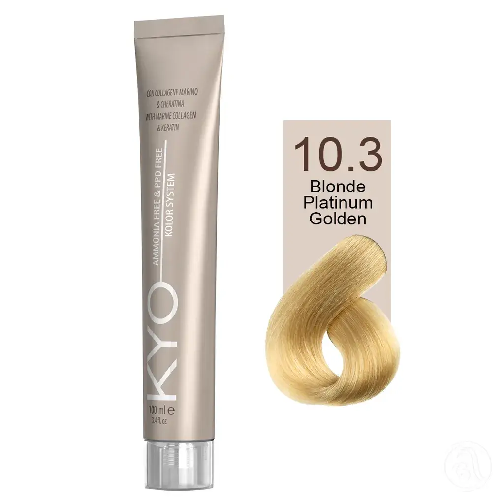 KYO Farba za kosu, 100ml, 10.3 Zlatna platinastoplava