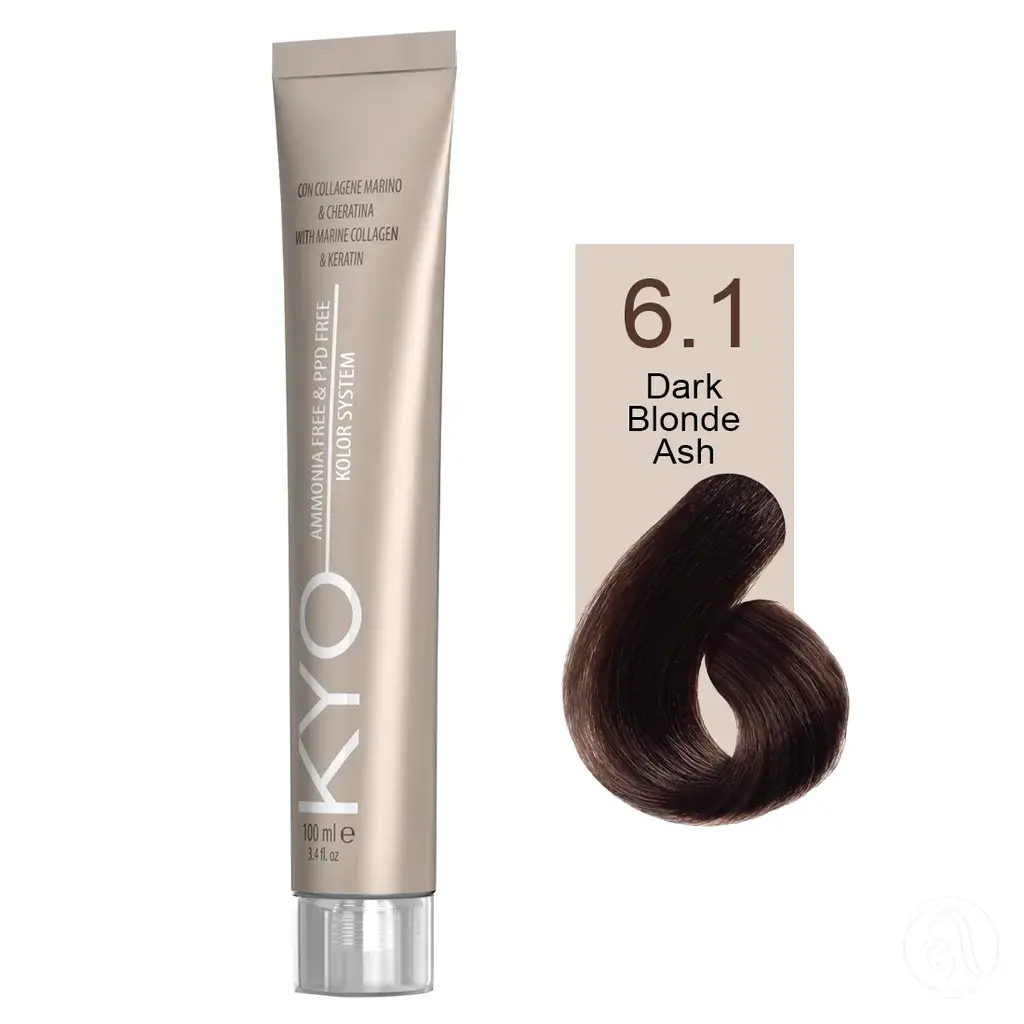 KYO Farba za kosu, 100ml, 6.1 Tamna pepeljasto plava