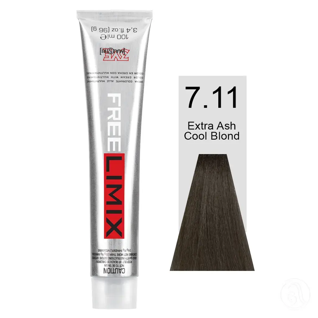 Free limix Farba za kosu, 100ml, 7.11 Ekstra hladna pepeljastoplava
