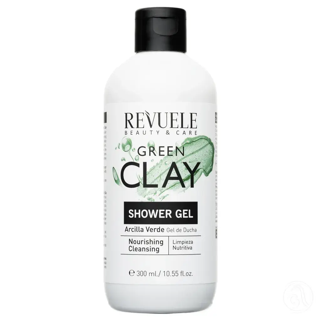 Revuele Hranljivi gel za tuširanje Green clay, 300 ml