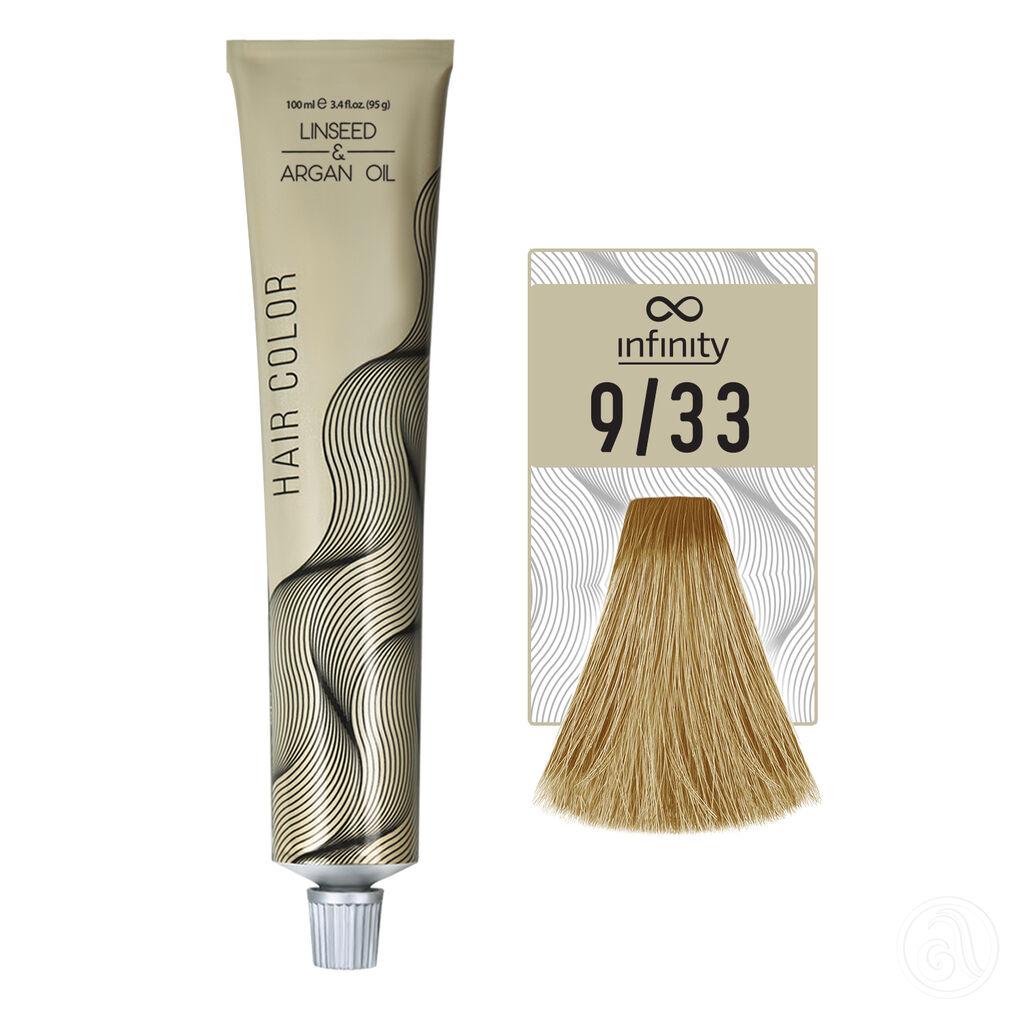 Infinity Farba za kosu, 100ml, 9/33 Svetla izrazito zlatnoplava