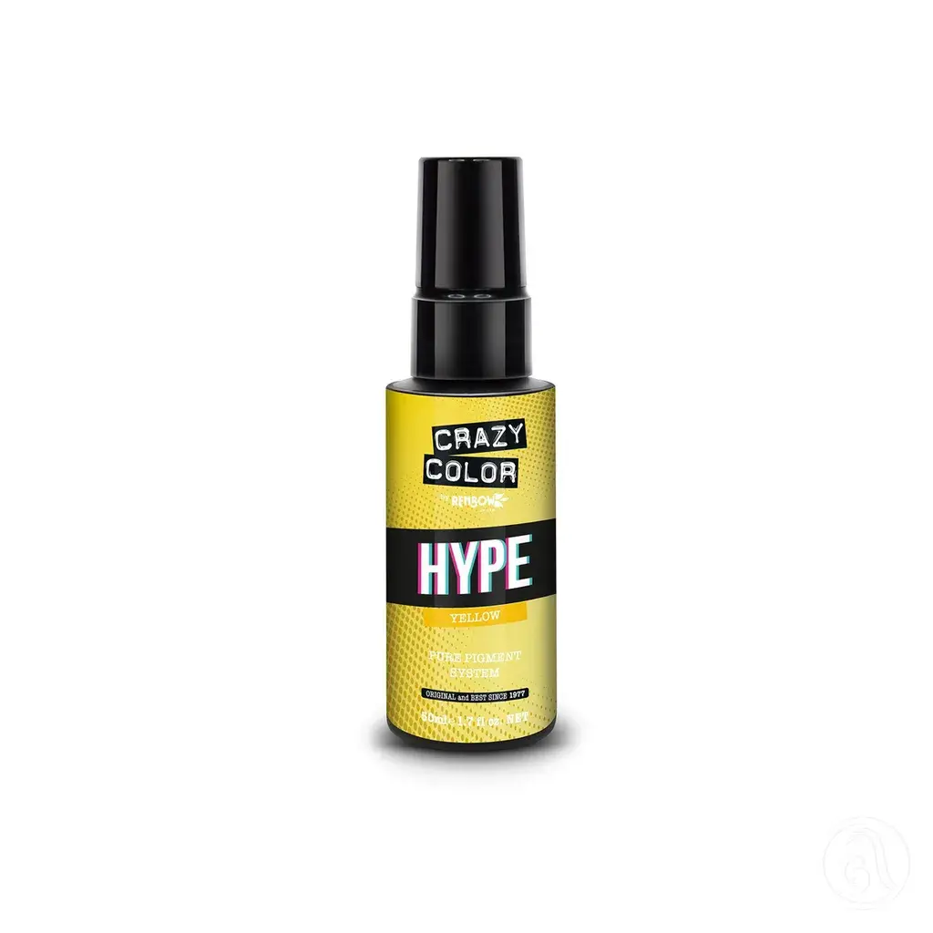 Crazy Color Pigment za kosu Hype, 50ml, Žuti