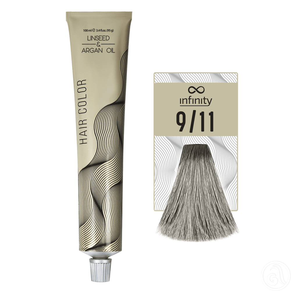 Infinity Farba za kosu, 100ml, 9/11 Intenzivno pepeljasta svetloplava