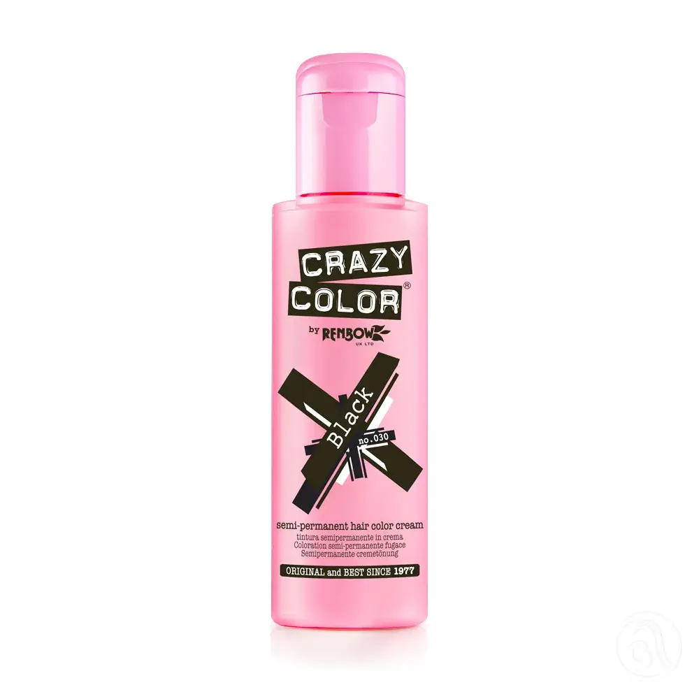 Crazy Color Krema za bojenje kose 100ml, Crna