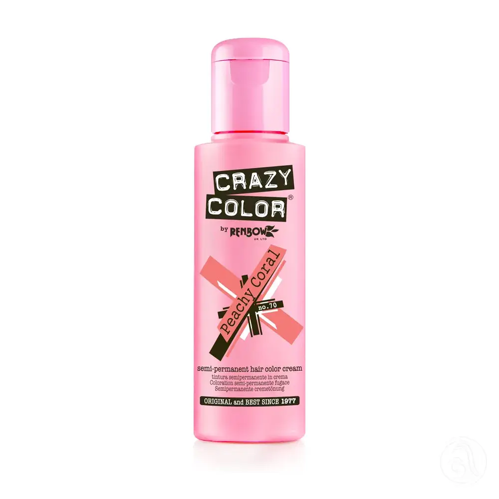 Crazy Color Krema za bojenje kose 100ml, Peachy Coral