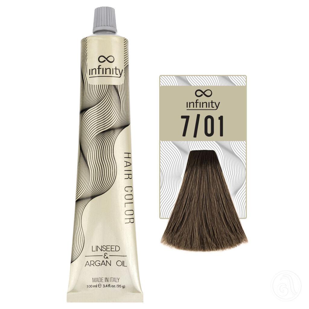 Infinity Farba za kosu, 100ml, 7/01 Hladna prirodna plava