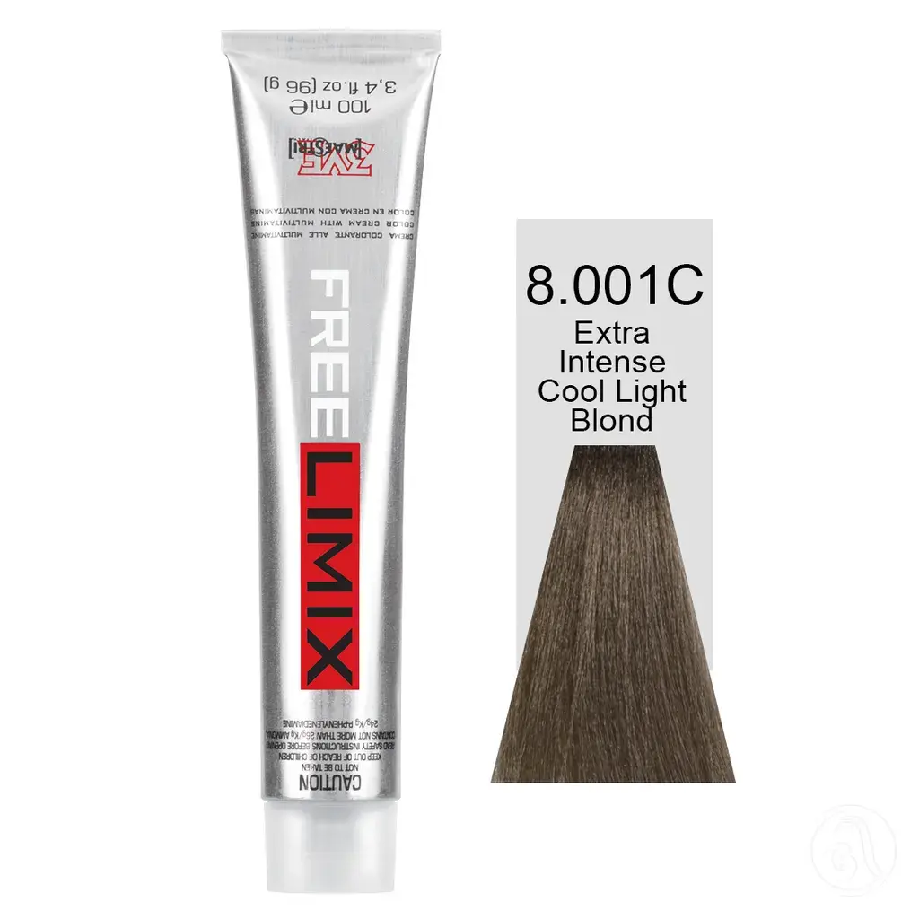 Free limix Farba za kosu, 100ml, 8.001C Ekstra intenzivna hladna svetloplava