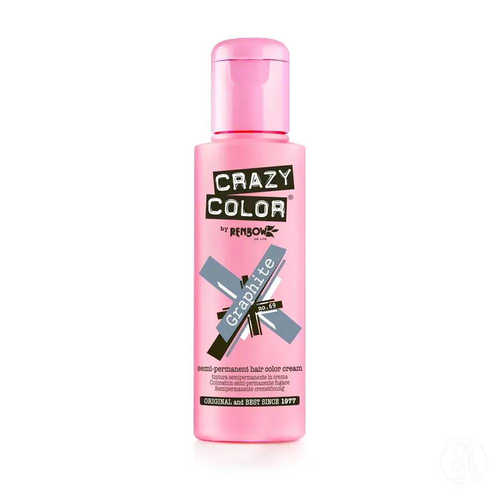 Crazy Color Krema za bojenje kose 100ml, Graphite