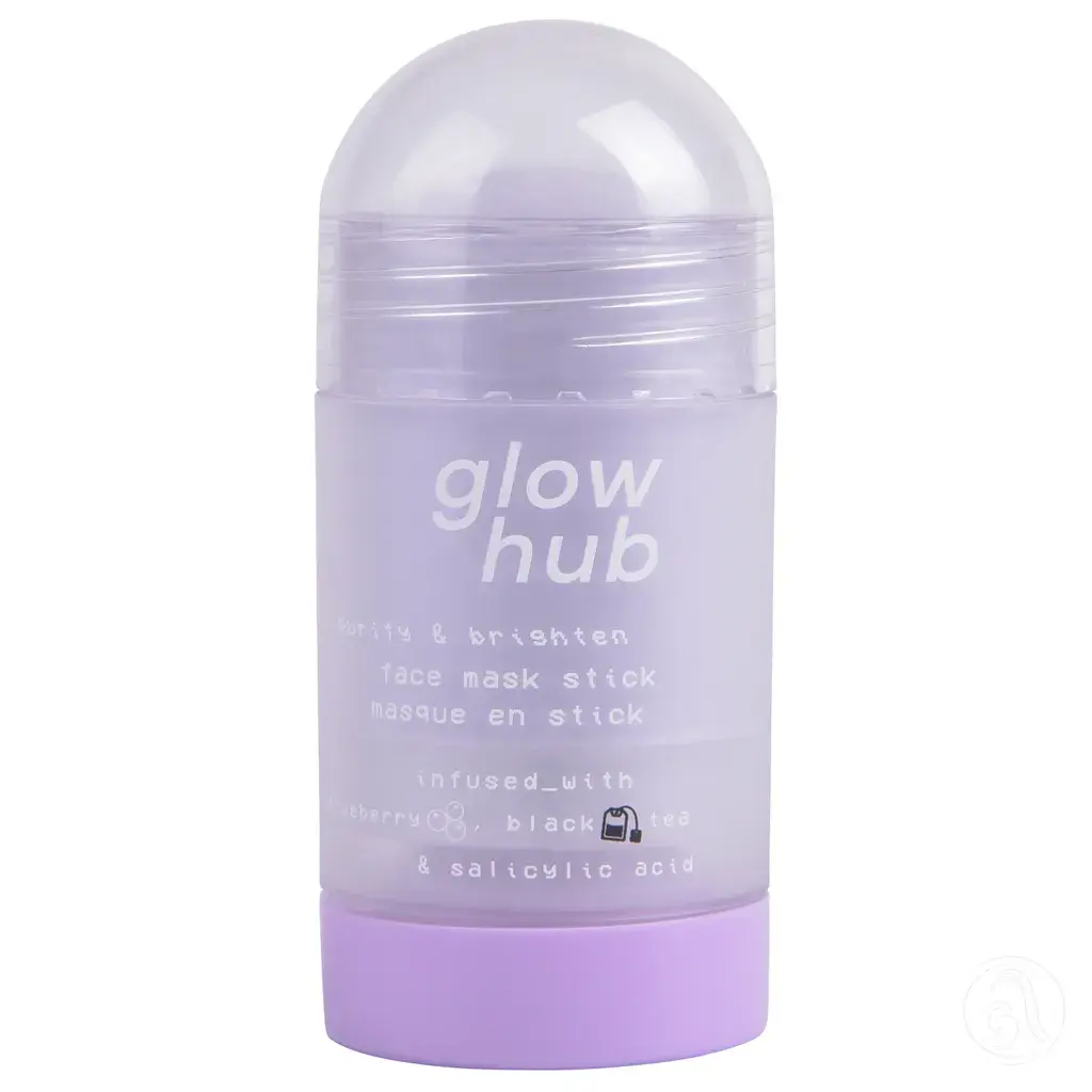 Glow Hub Maska za lice u stiku Blueberry Purify&Brighten, 35g