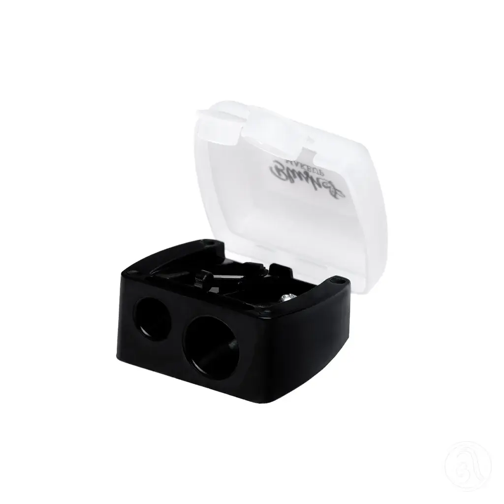 Blush Dupli zarezač za olovke, Crni