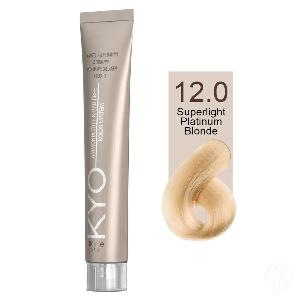 KYO Farba za kosu, 100ml, 12.0 Veoma svetloplatinasta plava