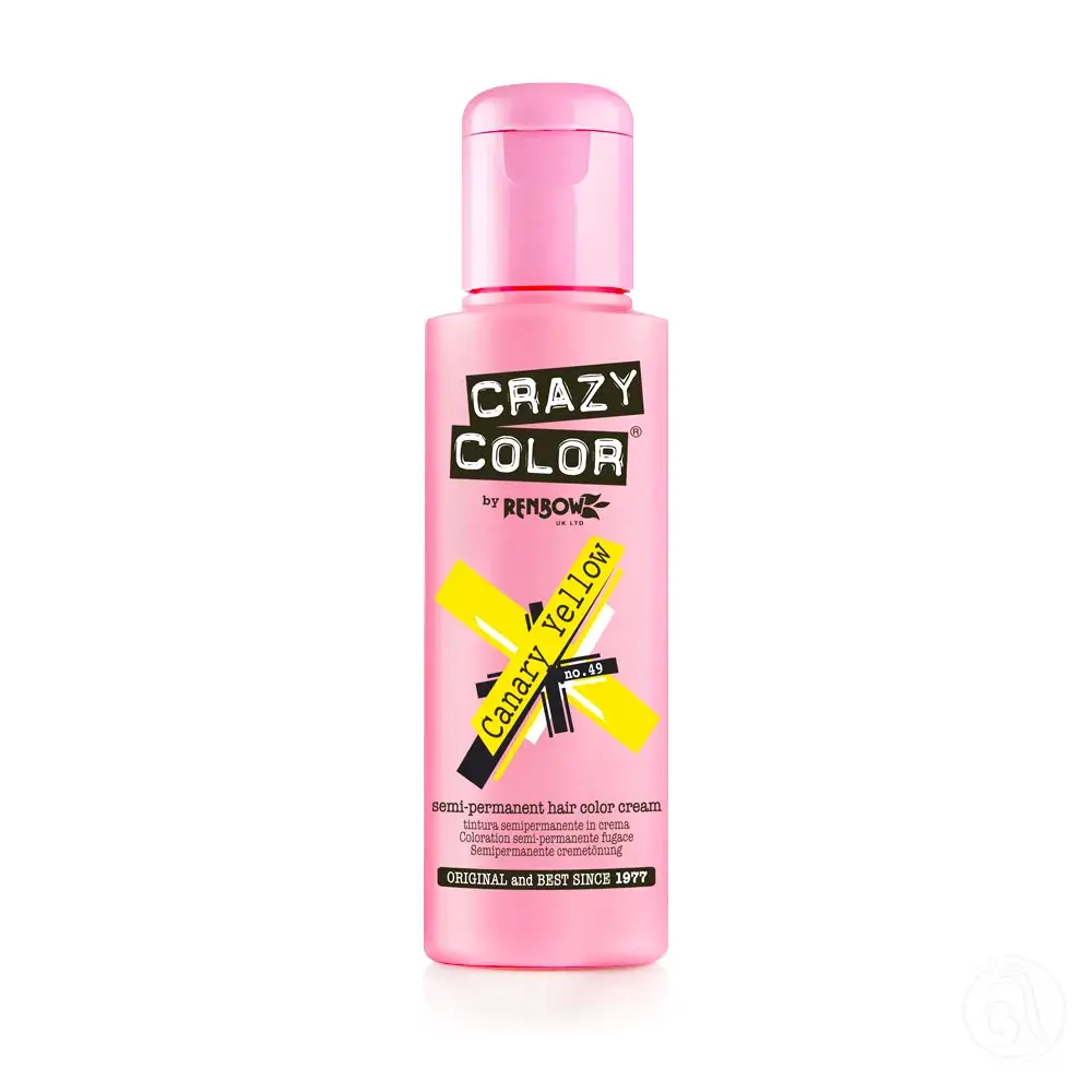 Crazy Color Krema za bojenje kose 100ml, Canary Yellow