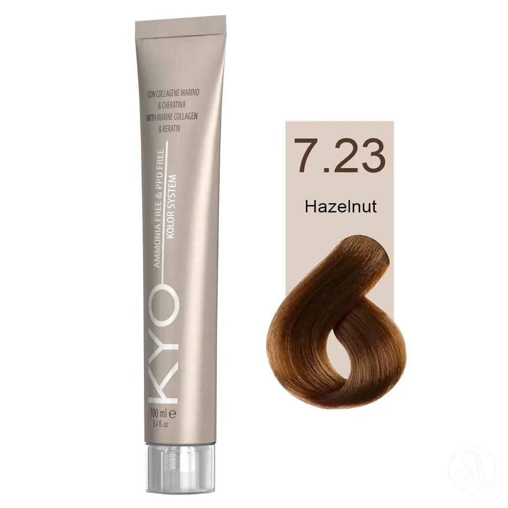 KYO Farba za kosu, 100ml, 7.23 Lešnik