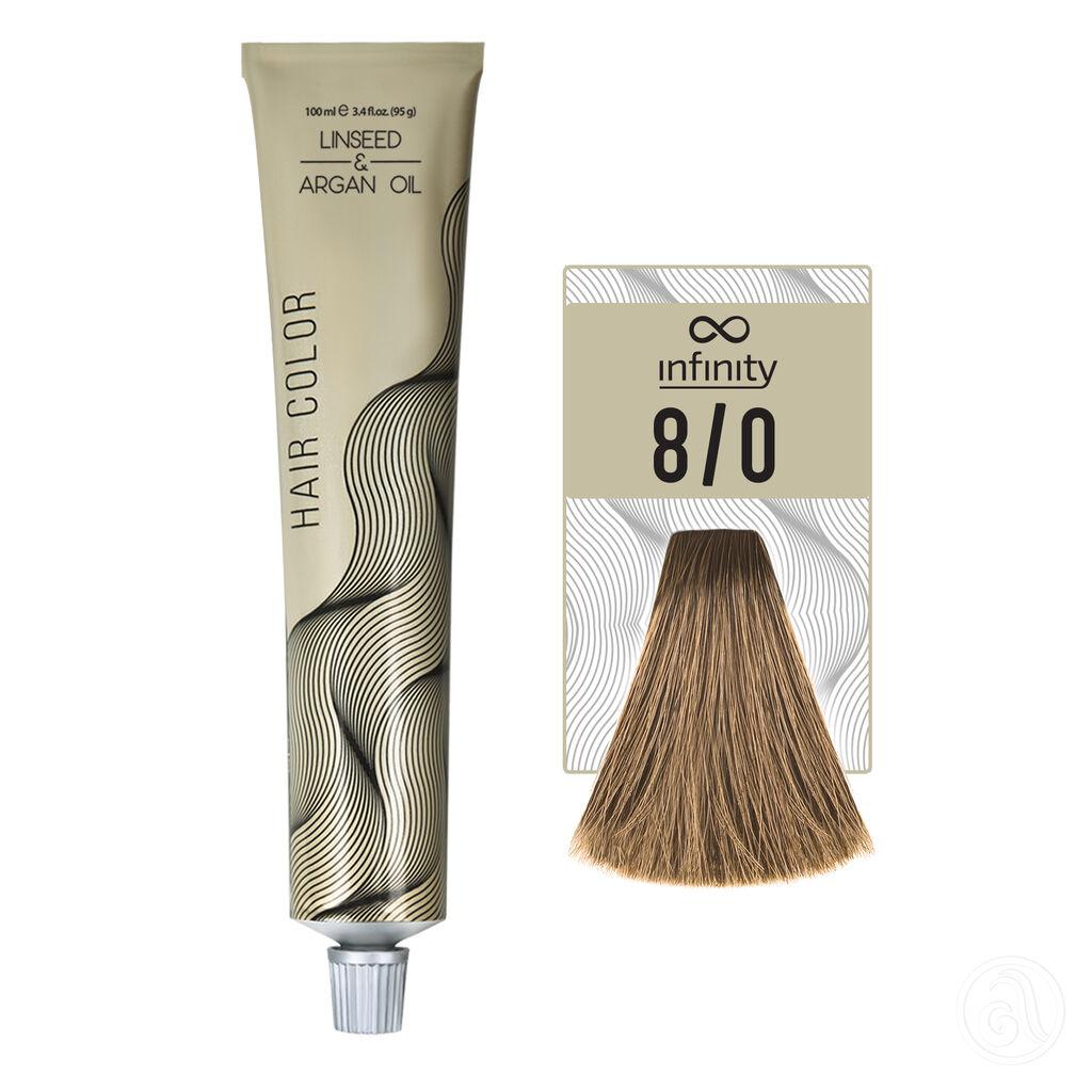 Infinity Farba za kosu, 100ml, 8/0 Svetloplava
