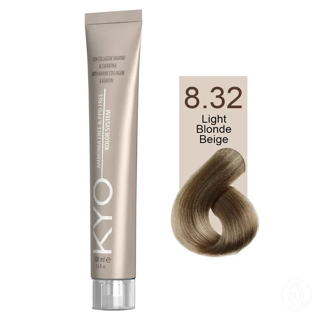 KYO Farba za kosu, 100ml, 8.32 Svetla bež-plava