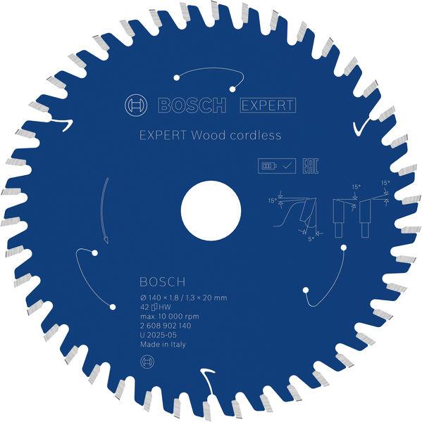 Bosch pile za lišće za drvo Expert, 140 mm, 42 zupčanika