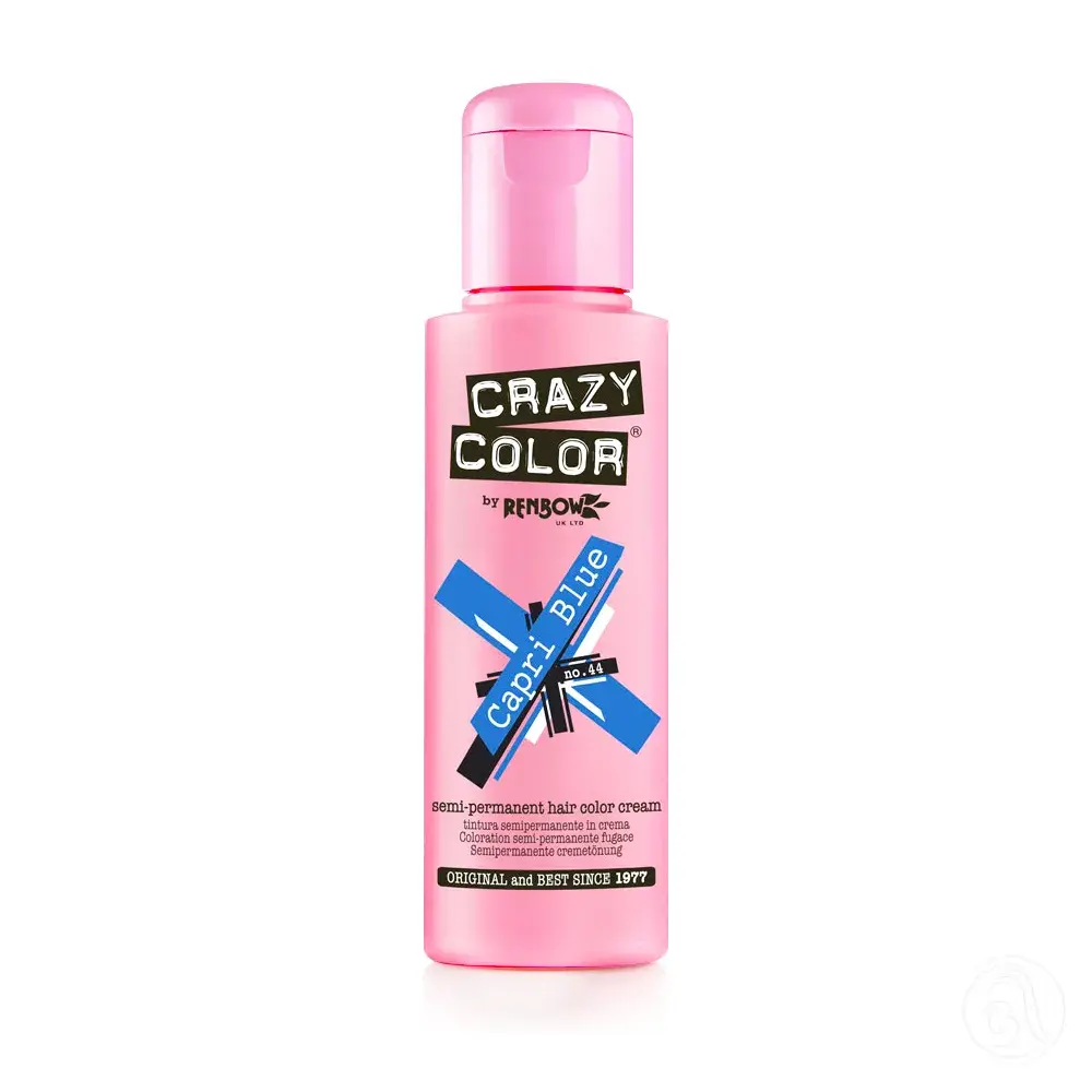 Crazy Color Krema za bojenje kose 100ml, Capri Blue