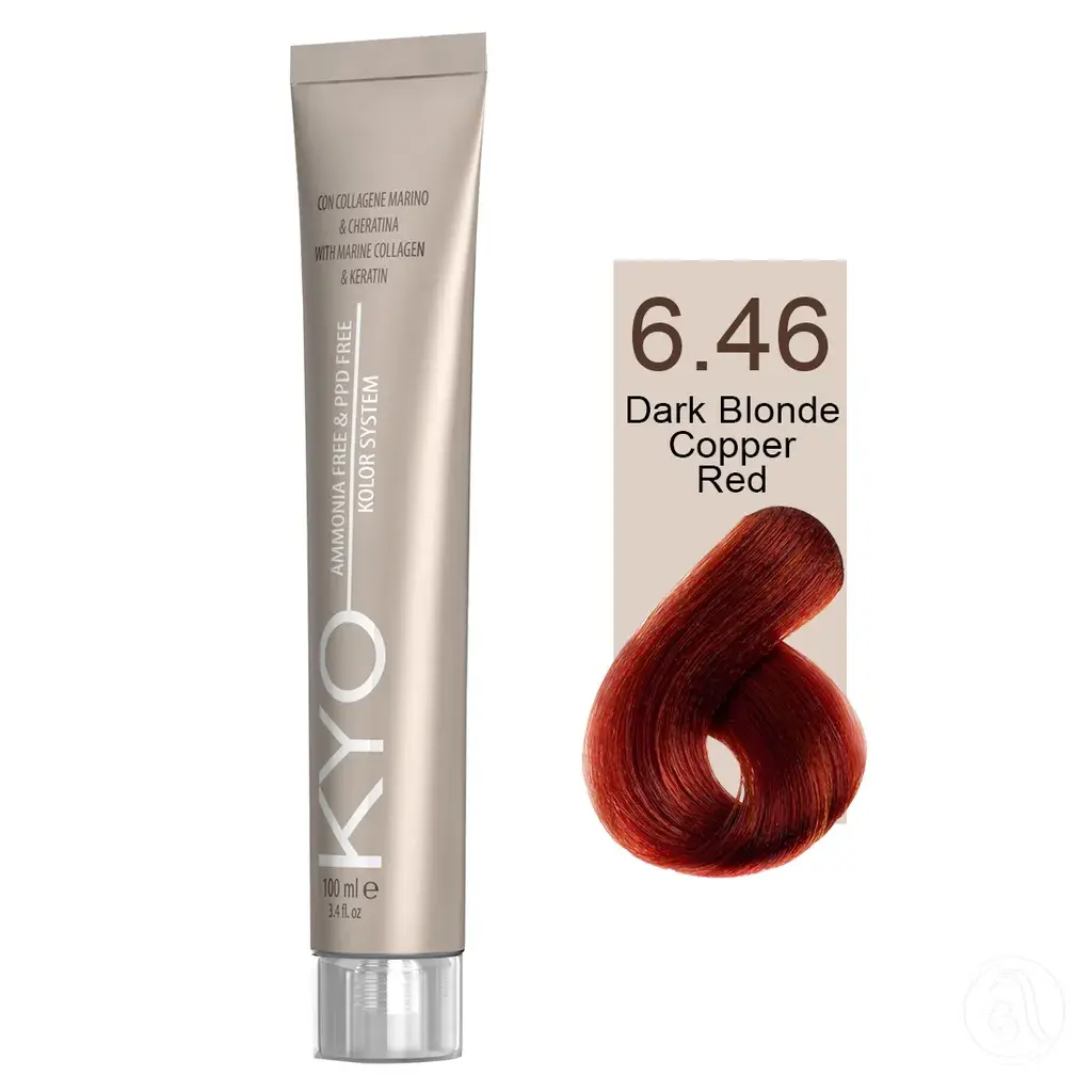 KYO Farba za kosu, 100ml, 6.46 Topla bakarna crveno-plava