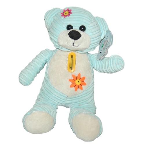 Igračka Pliš Kasica Medo, Tirkizno-Bijela