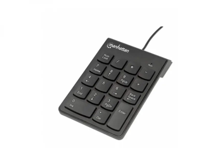 MANHATTAN Numerička tastatura 176354, USB, Crna