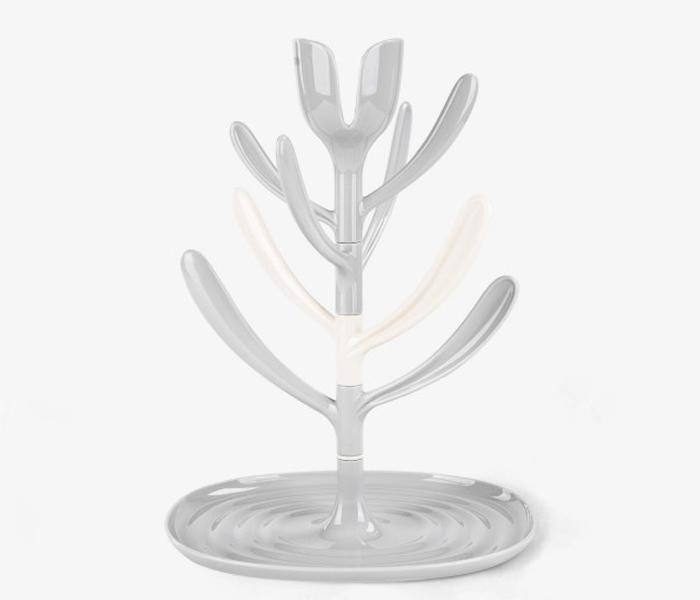 Stalak za sušenje flašica i cucli, sivi