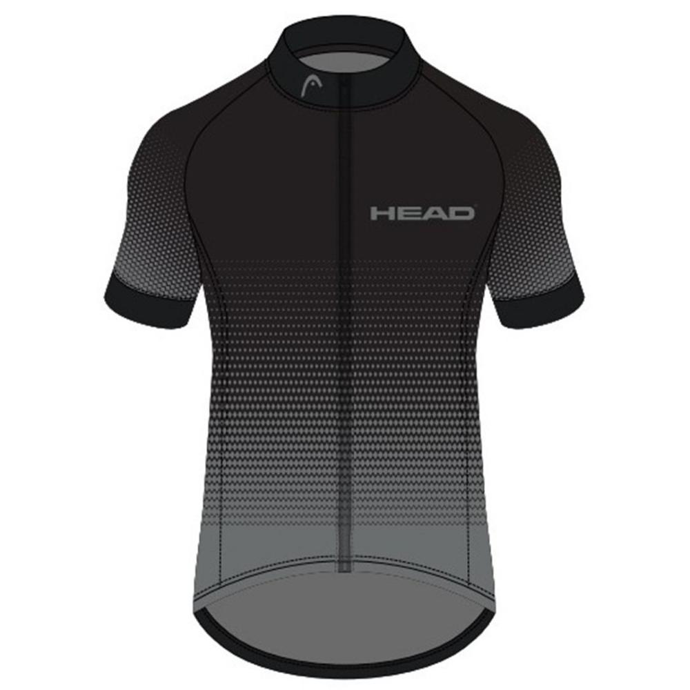 Head Muška biciklistička majica Men Jersey Classic HA106, Sivo-crna