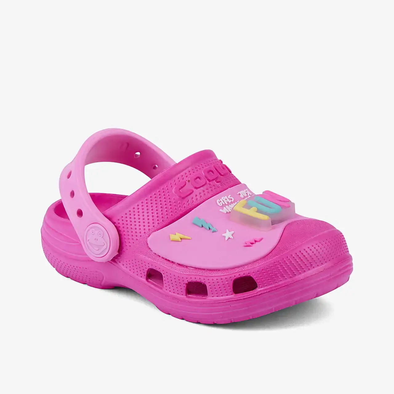 Coqui Klompe za djevočice Maxi, Roze