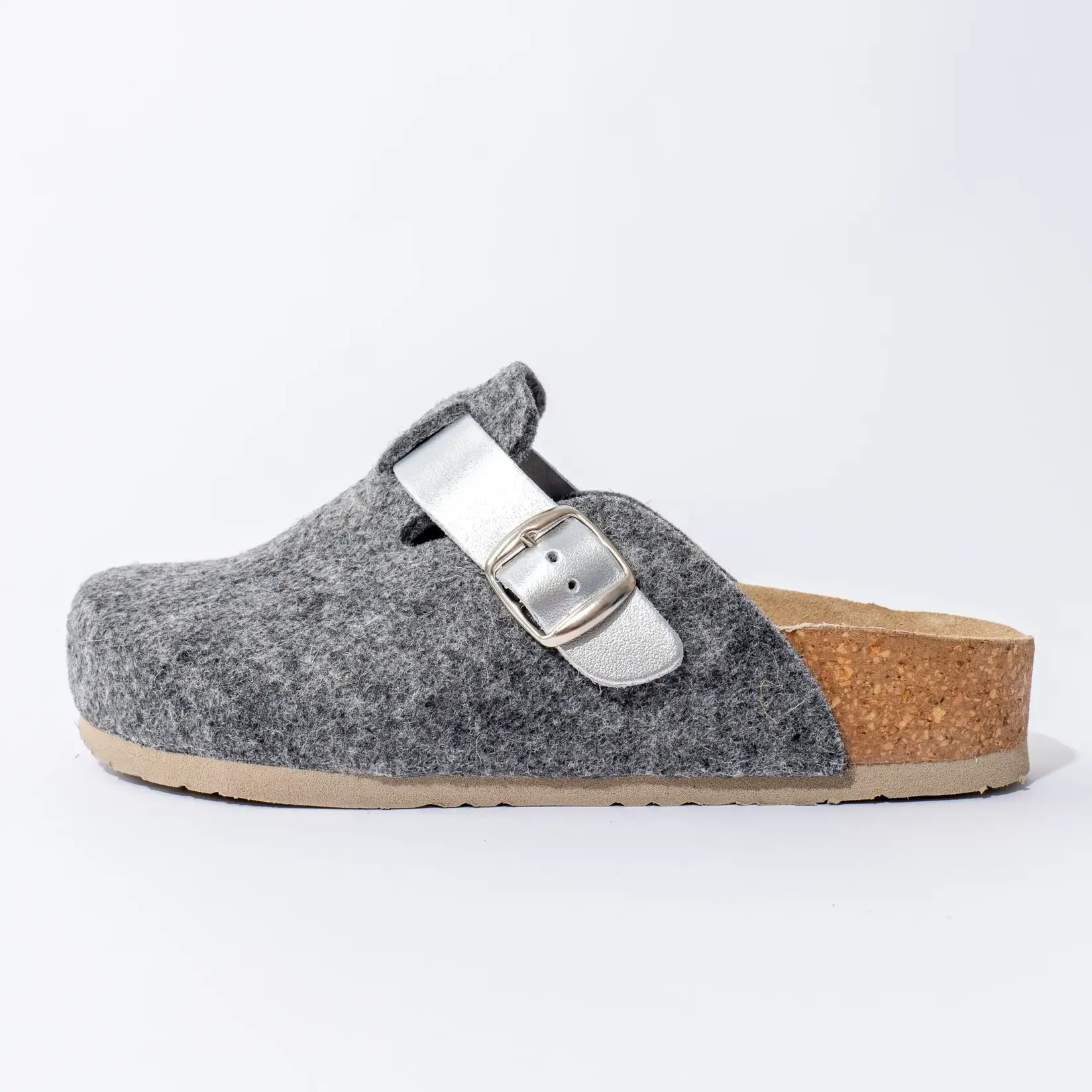 Obuća Vesna Ženske sobne klompe Como, Sive