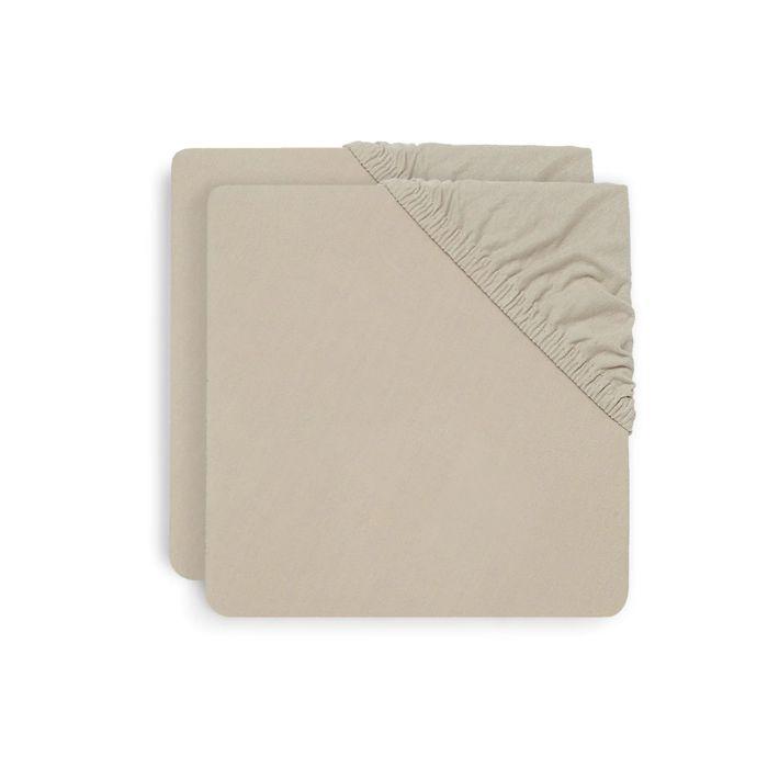 Jollein Set navlaka za madrac, 120x60 cm, 2 kom, Krem