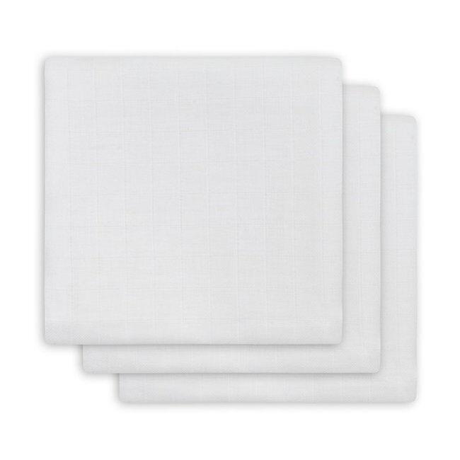 Jollein Muslin pelene, 70x70cm, 3kom, Bijele